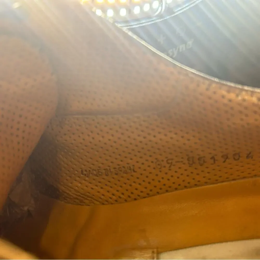 Mezlan Del Mar brown woven leather Oxford dress shoes made in Spain. Size 10